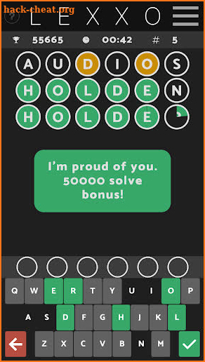 Lexxo: A Word Puzzle screenshot