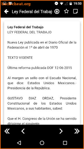 LFT 2019 - Ley Federal del Trabajo screenshot