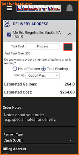 Liberty Oil and Propane screenshot