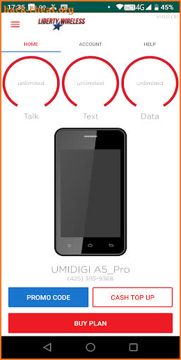 Liberty Wireless screenshot