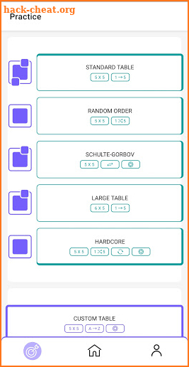 Librain: Schulte Table screenshot