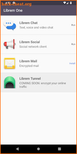 Librem One screenshot