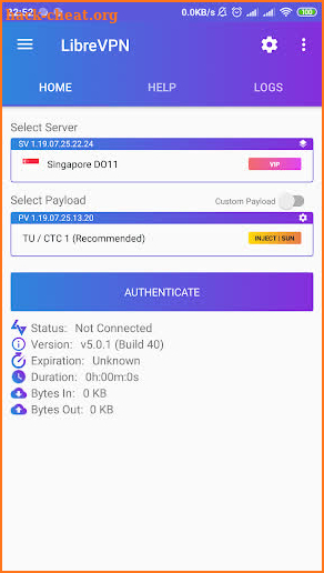 LibreVPN screenshot