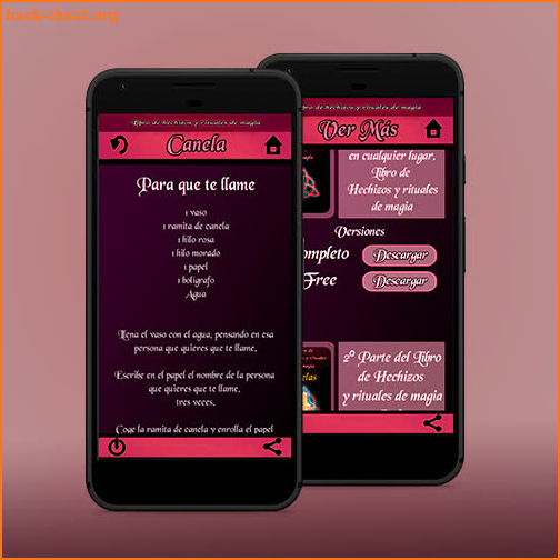 Libro de Hechizos y rituales de magia Amor screenshot