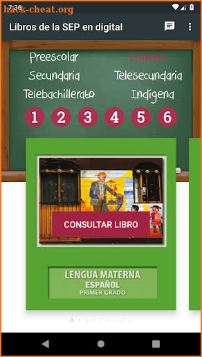 Libros SEP screenshot