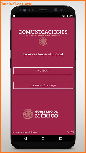 Licencia Federal Digital screenshot