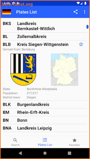 License Plate Finder screenshot