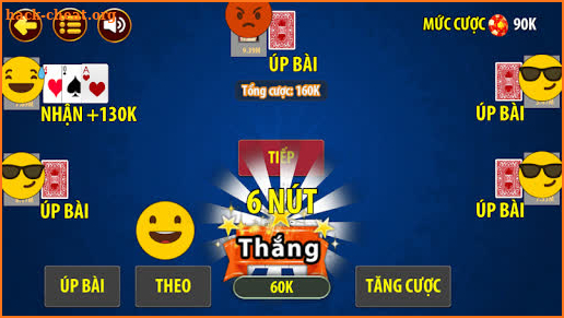 Lieng offline - cào tố - bài 3 cây- liêng 3 lá screenshot