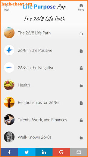 Life Purpose App screenshot