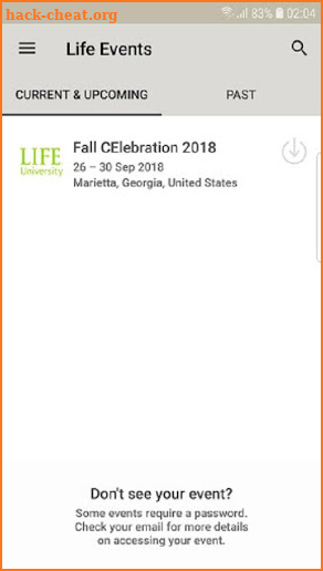 Life University Events screenshot