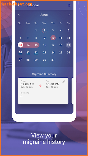 Lifegraph - clinically proven migraine forecast screenshot