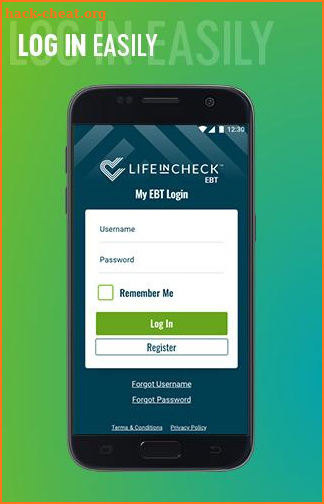 LifeInCheck EBT screenshot