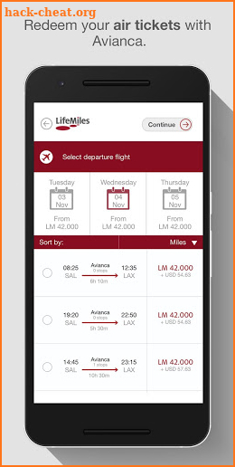 LifeMiles screenshot