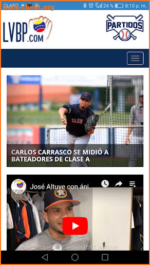 Liga Venezolana de Béisbol Profesional screenshot