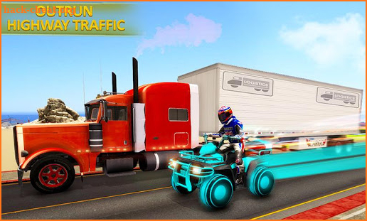 Light ATV Quad Bike Racing, Traffic Racing Games screenshot