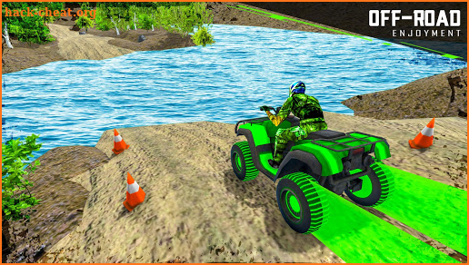 Light ATV Quad Bike Transport Truck Transport Game screenshot