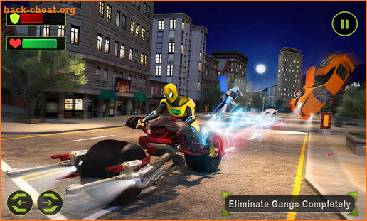 Light Bike Hero City Rescue Superhero Bike Games screenshot