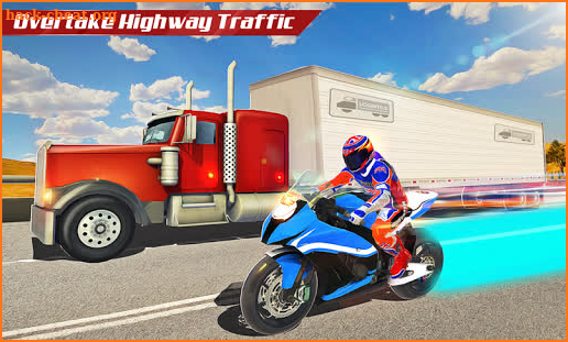 Light Bike Racer Highway Rider Traffic Racing Game screenshot