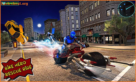 Light Bike Superhero City Rescue Moto Bike Games screenshot