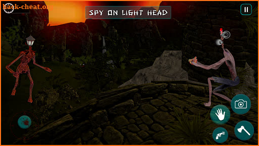 Light Head vs Siren Head Game-Haunted House Escape screenshot