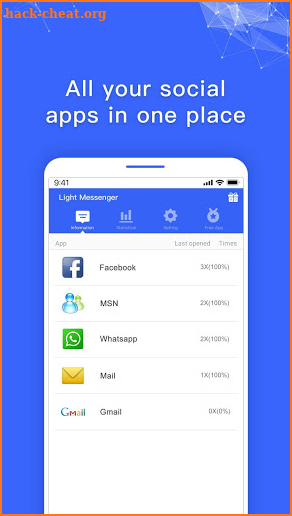 Light Messenger screenshot