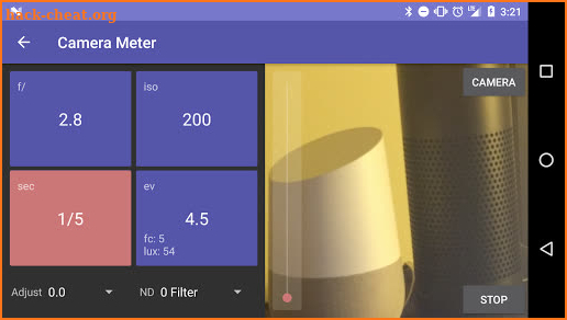 Light Meter screenshot