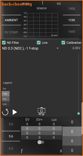 Light Meter - EV for Photography screenshot