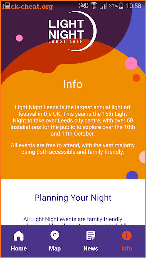 Light Night Leeds 2019 screenshot