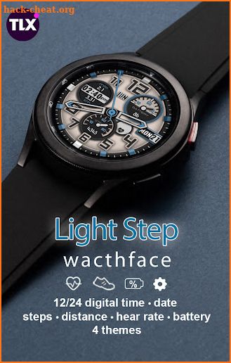 Light Step Watch Face screenshot