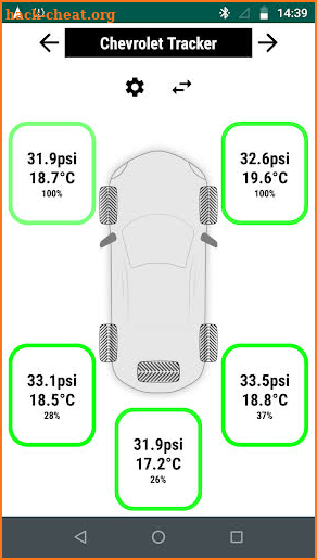 Light TPMS screenshot