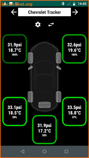 Light TPMS screenshot