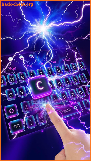 Lighting Electric Screen keyboard screenshot