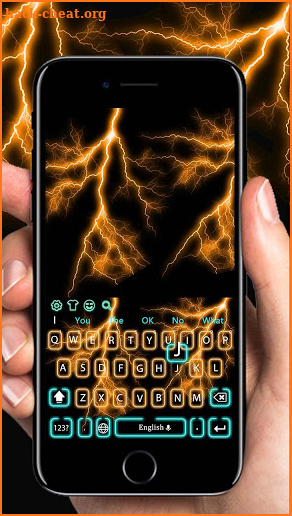 Lighting Neon Keyboard screenshot