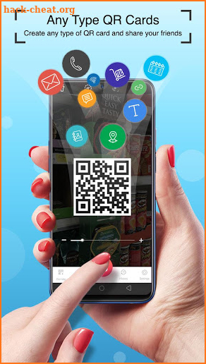 Lightning QR Code Scanner: Business Card Generator screenshot