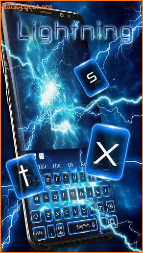 Lightning Screens Keyboard Theme screenshot