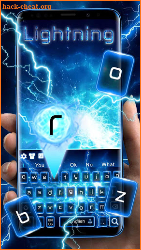 Lightning Screens Keyboard Theme screenshot