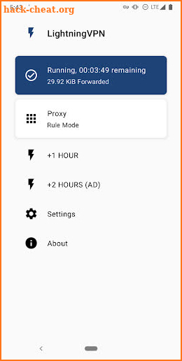 Lightning VPN screenshot