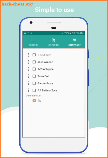 LiisT - TO DO and LIST App screenshot