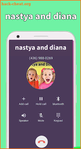 Like Nastya And Diana - Fake Call & Talk Prank screenshot