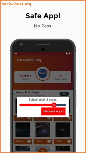 Like stars - Followers screenshot