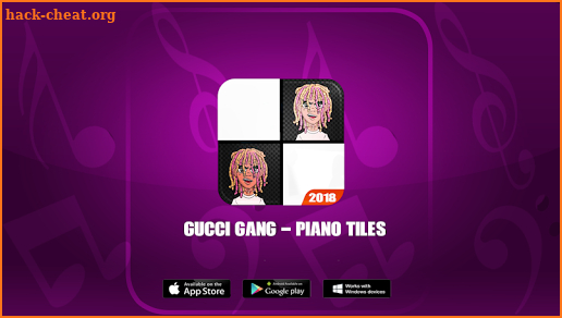 Lil Pump - Gucci Gang - Piano Tiles screenshot