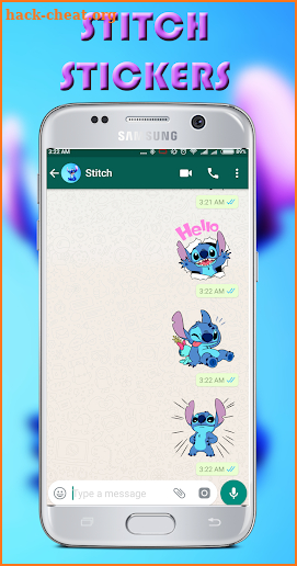 Lilo Stitch Stickers For WhatsApp - WAStickerApps screenshot