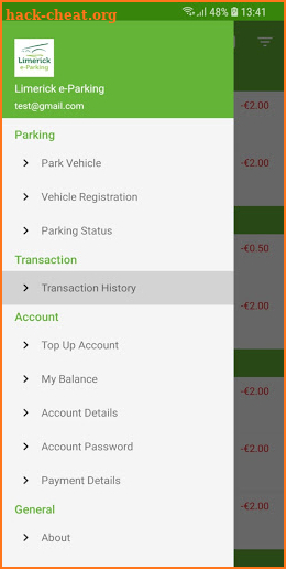 Limerick e-Parking screenshot