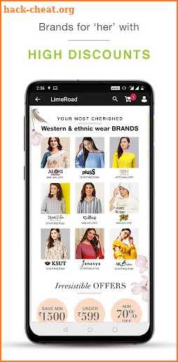 LimeRoad Shop Curated Fashion screenshot