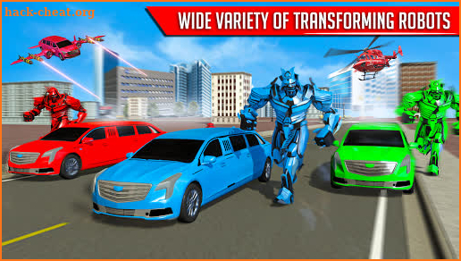 Limo Robot Car Transformation: Car Robot Games screenshot