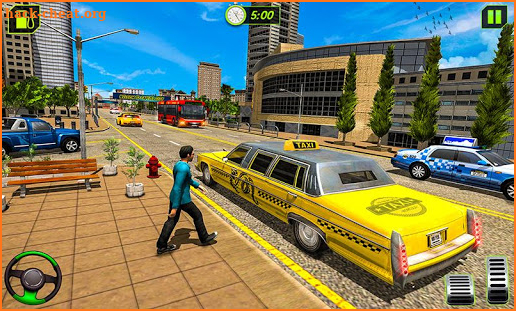 Limo Taxi Driver Simulator : City Car Driving Game screenshot