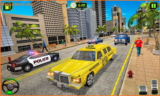 Limo Taxi Driver Simulator : City Car Driving Game screenshot