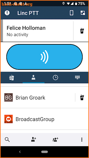 Linc PTT screenshot