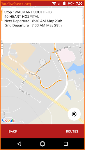 Lincoln Bus Tracker screenshot