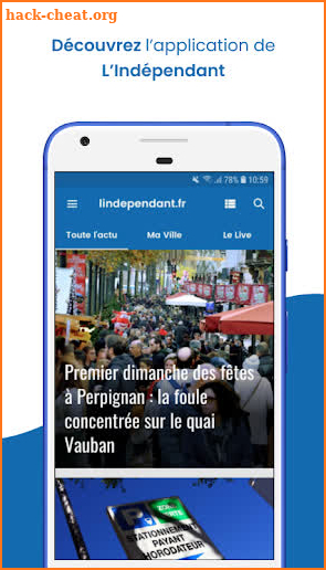 L'Indépendant screenshot